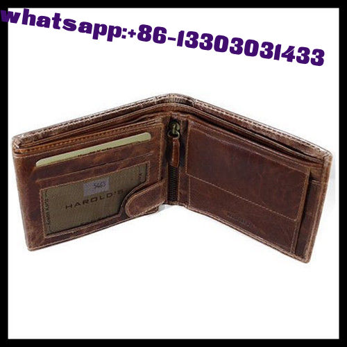 Wholesale Custom RFID Blocking Genuine Leather Men's Wallet as your require