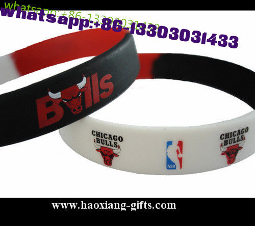 custom colorful silicone wristband/bracelets for promotional gifts with your logo