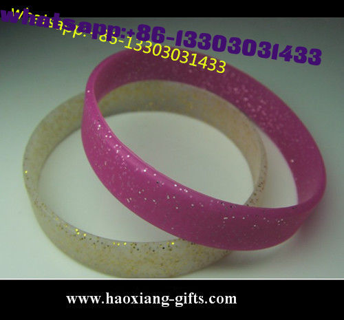 fashion silicone bracelet/wristband Colorful 100% Silicone led light