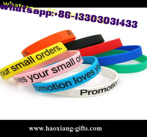 Customed cheap pretty design sport silicone wristband/silicon bracelet