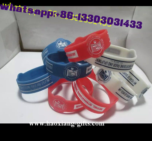cheap promotional uv sensitive sport silicone bracelet with custom logos