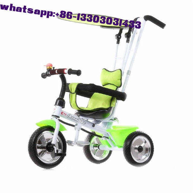 New 4 in 1 baby walker tricycle with trailer smart trike from China factory at cheap prices
